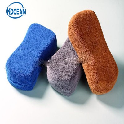 Thick Micro Fiber Microfiber Cleaning Sponge, Car Cleaning Sponge